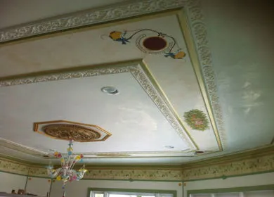 Soffitto decorato di una Villa a Miami
