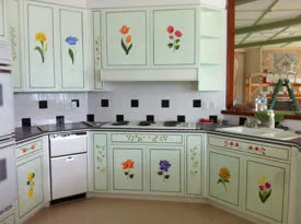 Cucina decorata Villa a Miami