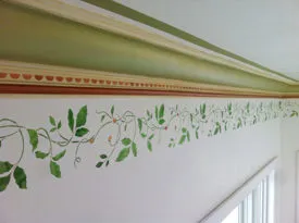 Particolare decorazione cornice