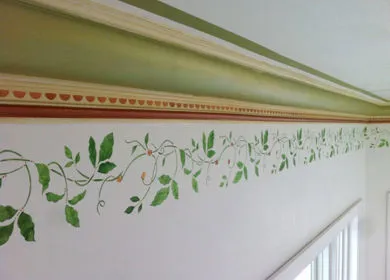 Particolare decorazione per cornice